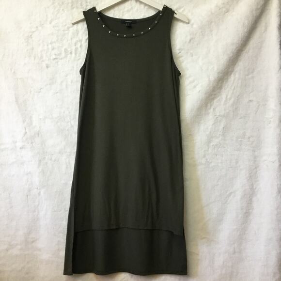 Forever 21 Green Sleeveless High-Low Dress - Picture 1 of 8